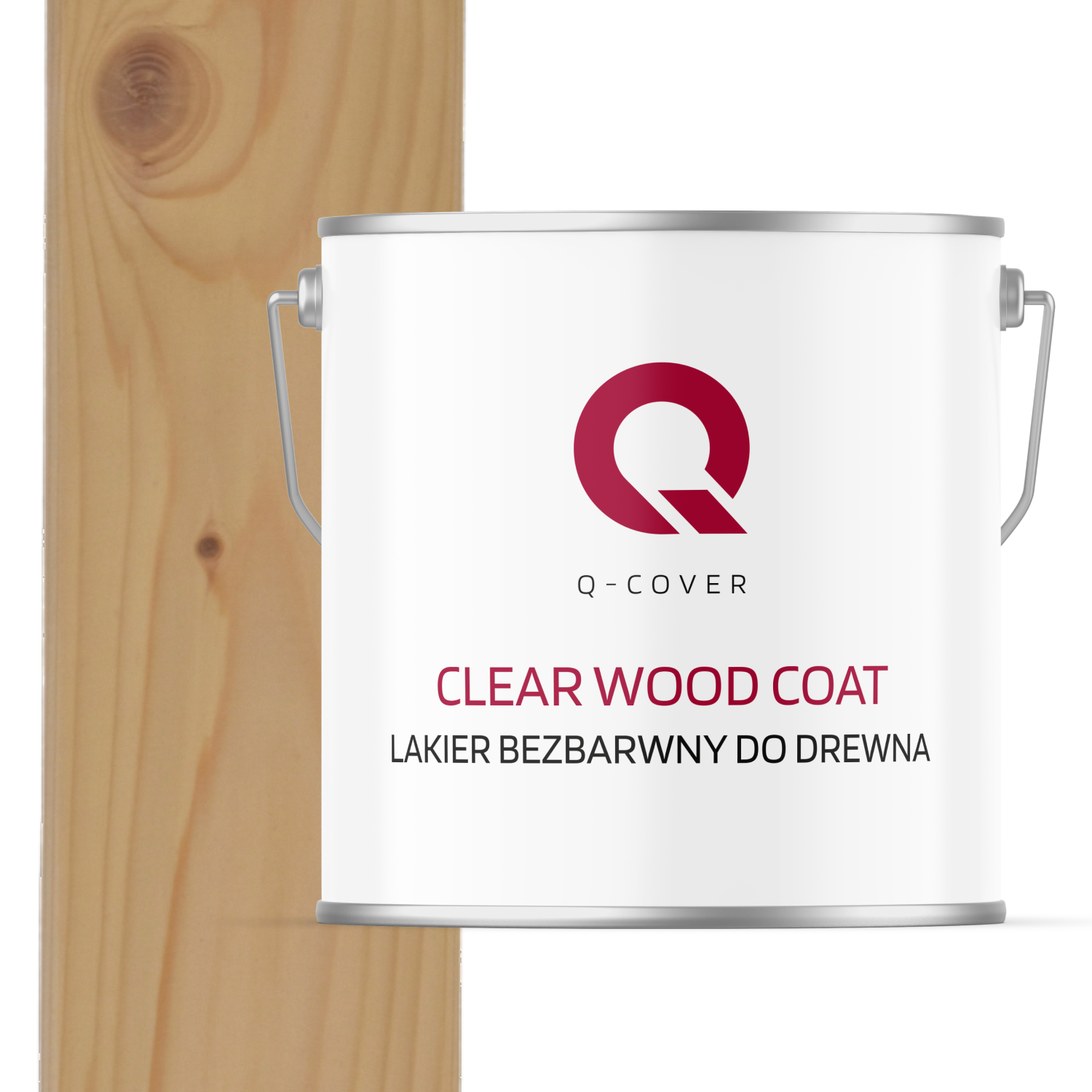 Lakier Bezbarwny do Drewna Q-Cover Półmat 5L