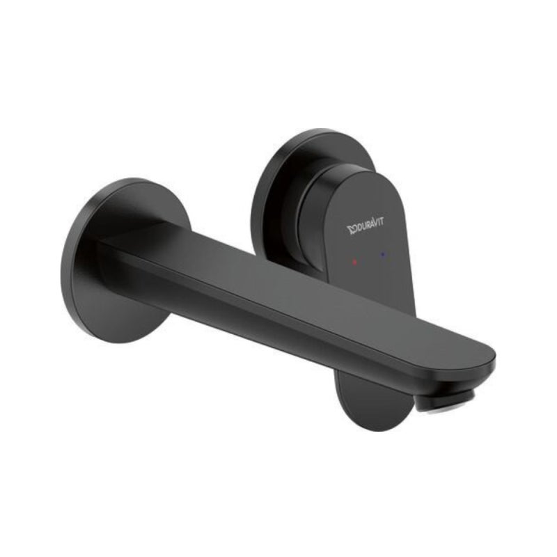 Bateria umywalkowa podtynkowa Duravit Wave czarna AirPlus - EasyClean