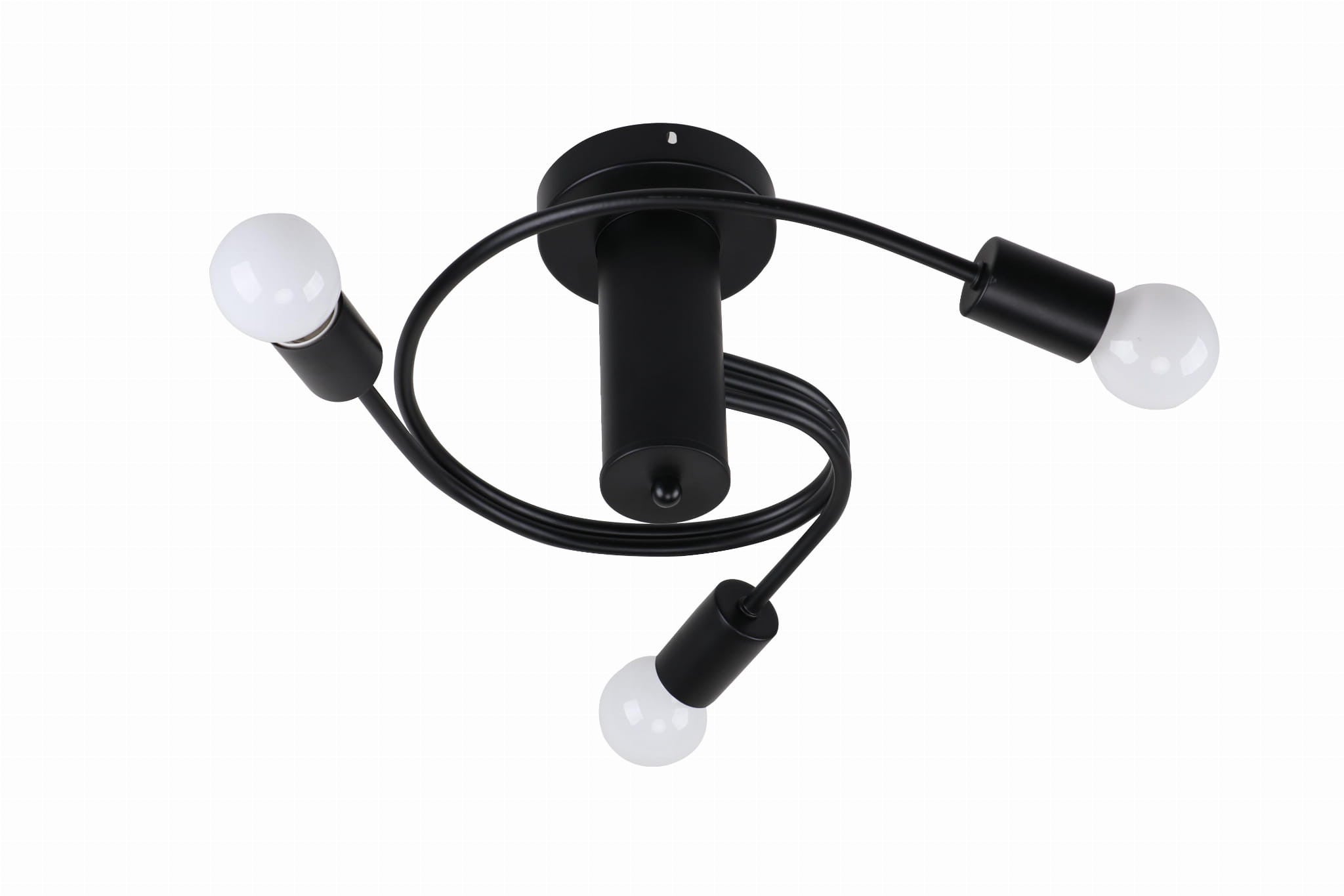 Lampa sufitowa Filetta czarna 3xE27x40W wym: 19 x 45 x 45 cm metal Candellux