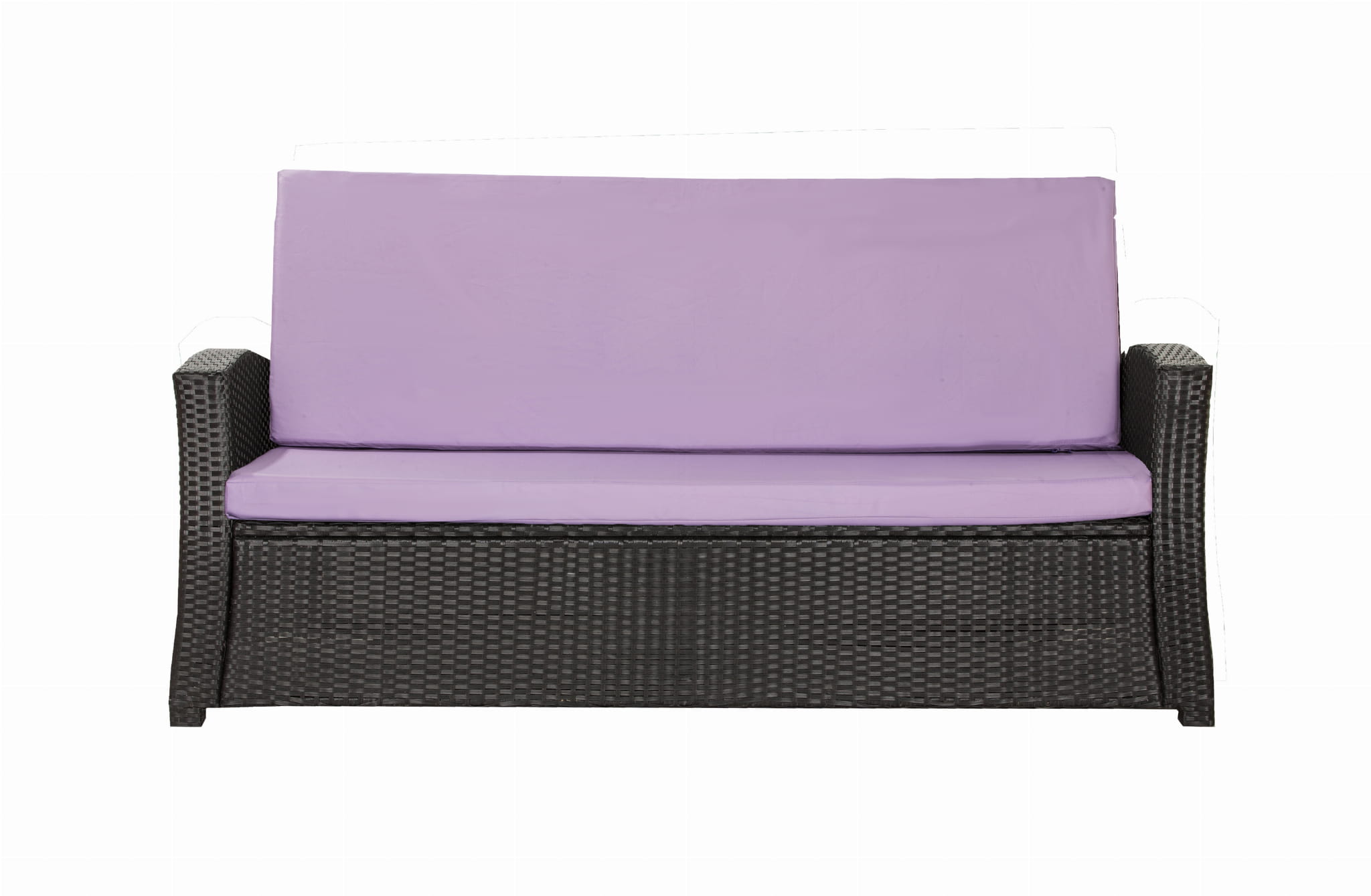 Poduszka ogrodowa na sofę rattanową 130x50x50cm poduszka na meble rattanowe fioletowa, poduszka na balkon taras, poduszki na meble ogrodowe