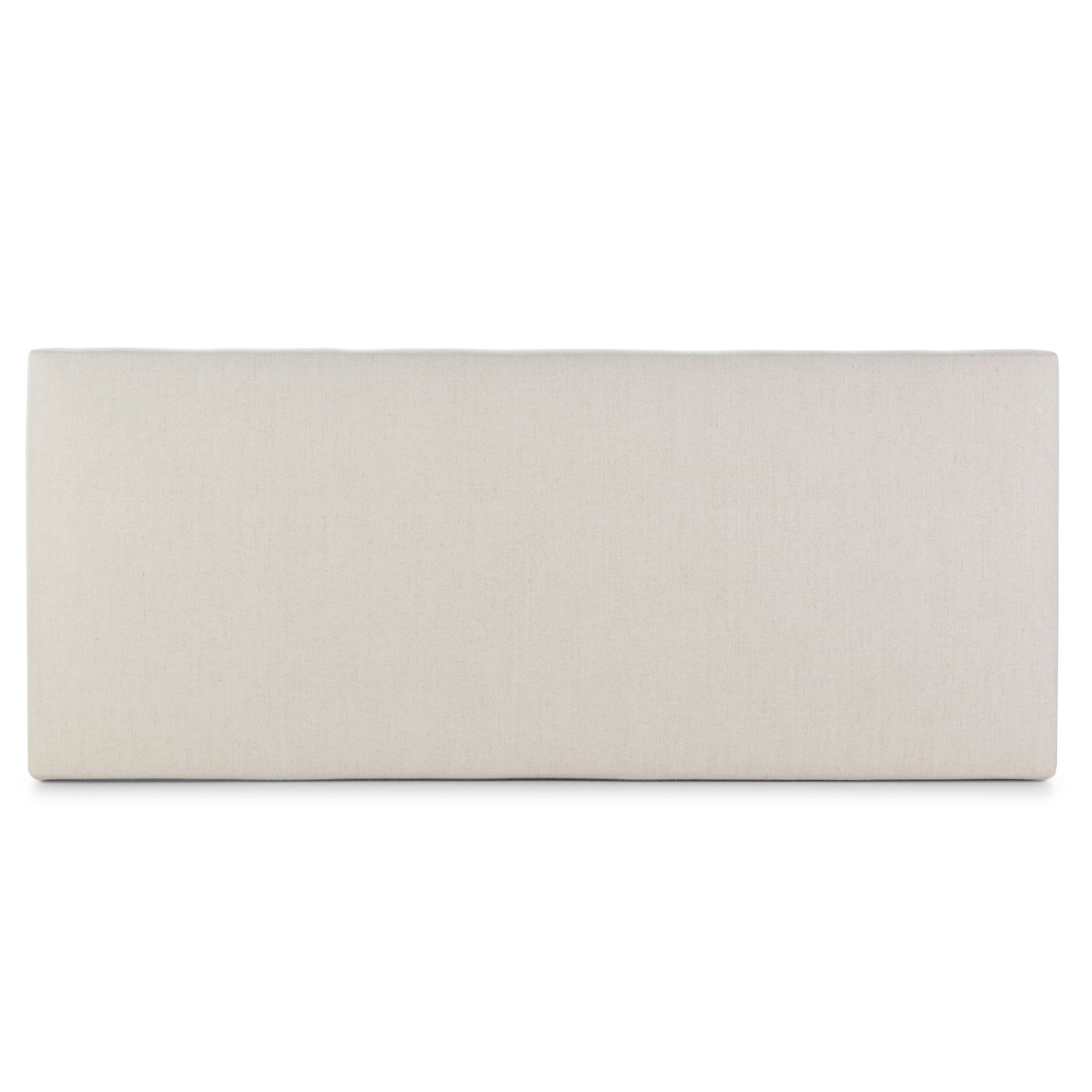 Tête de lit tapissée Tagomago 160x60 cm de Lin Naturel, 8 cm d'épaisseur - 2