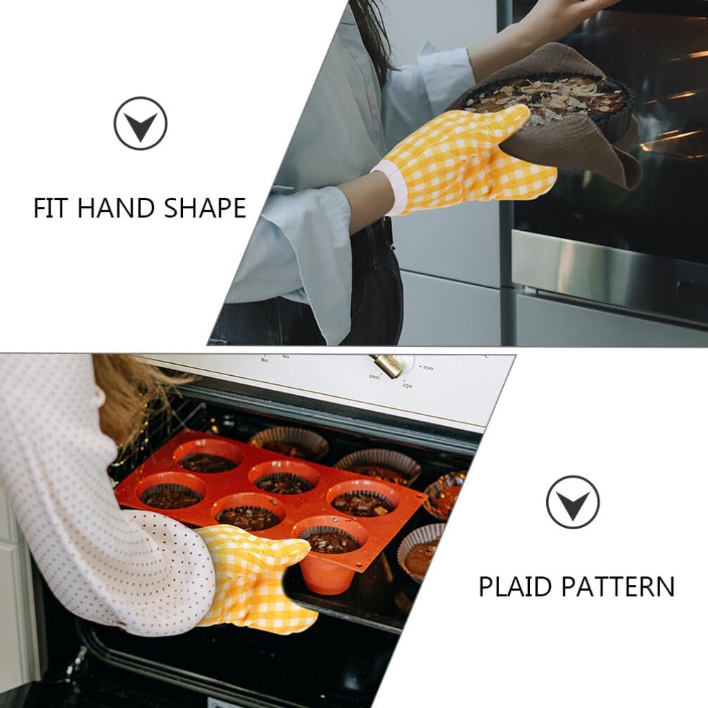 Gants De Cuisine En Silicone Gris, Résistants à La Chaleur Et Anti Brulures 92337098