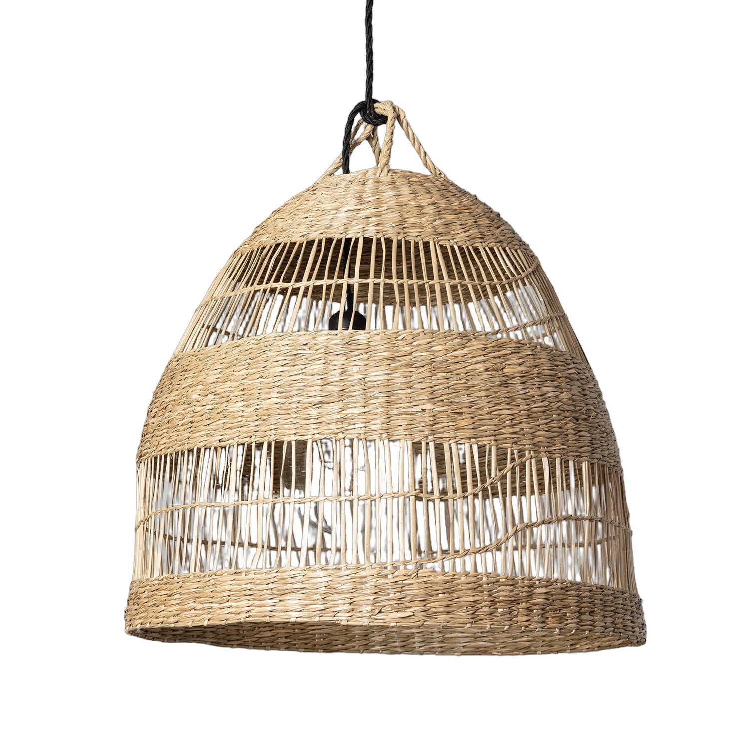 suspension-fibres-naturelles-big-sami-450-mm-iluzzia-noir-tress