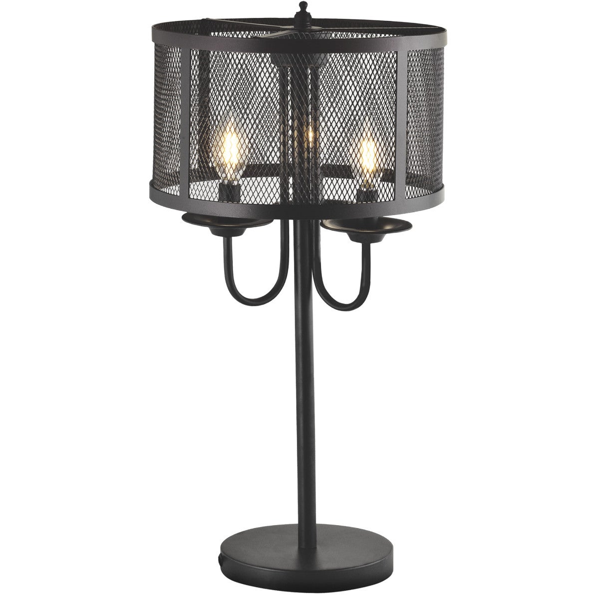 Lampa stołowa czarna E14x3 SOHO 310859 Polux