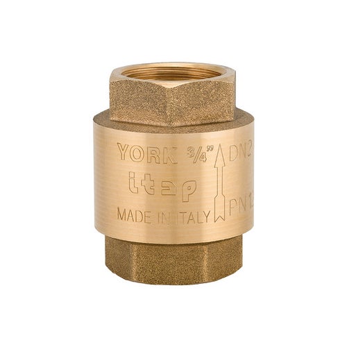 Clapet Anti-retour Laiton 1/2" - Lot De 2 Avec Joints - Pour Chauffe-eau, Toilettes, Machine à Laver - 12