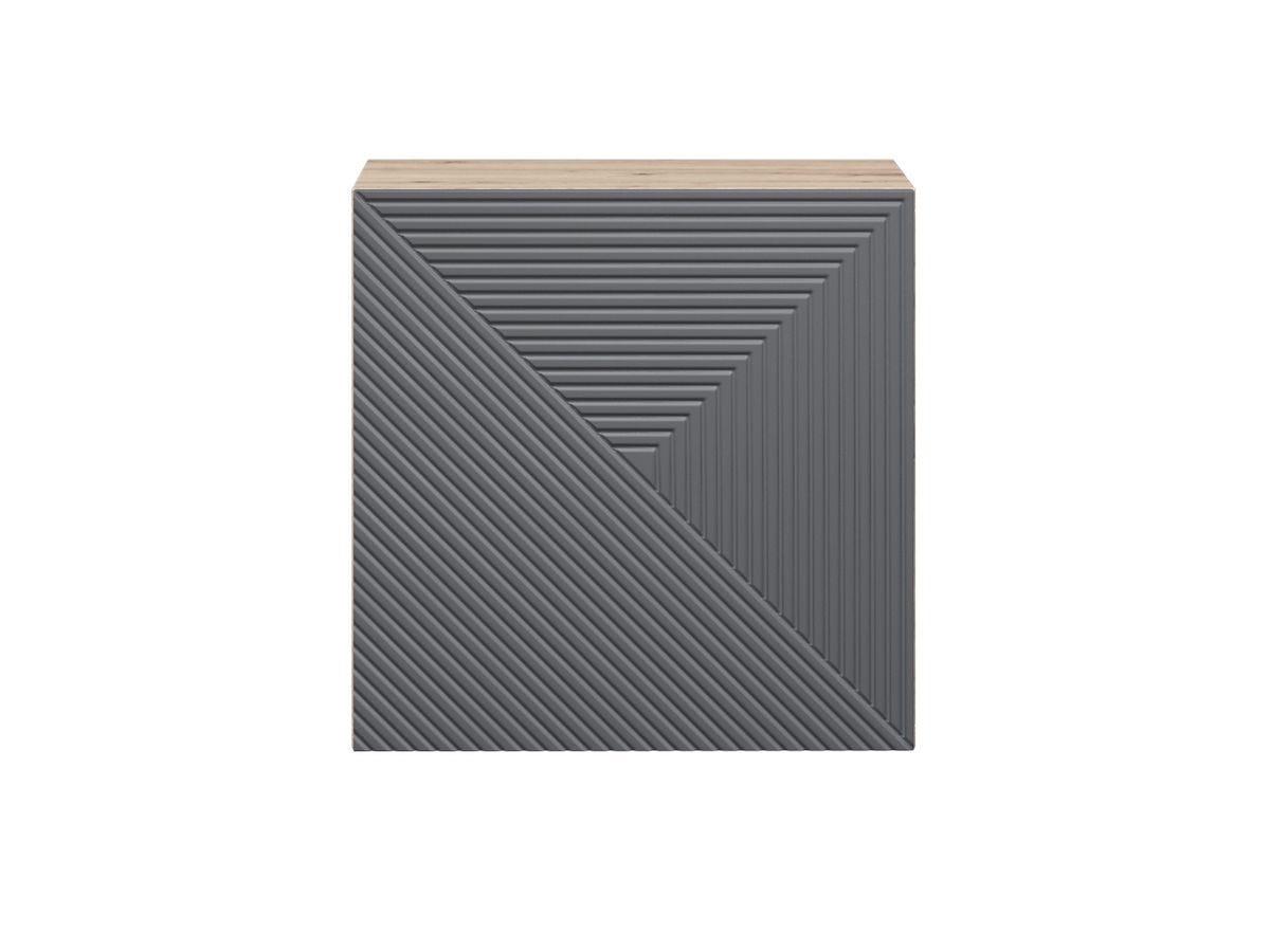 Merlin Alice Table de chevet 1 porte ALICE BOBOCHIC Gris foncé | Leroy Merlin