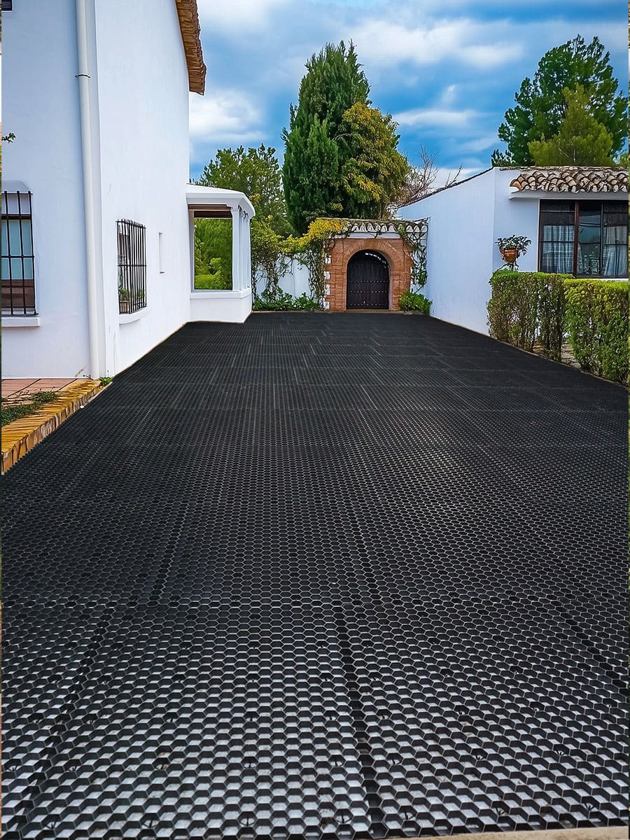 Stabilisateurs de gravier EuroGravel PLUS noir par m2 - 7