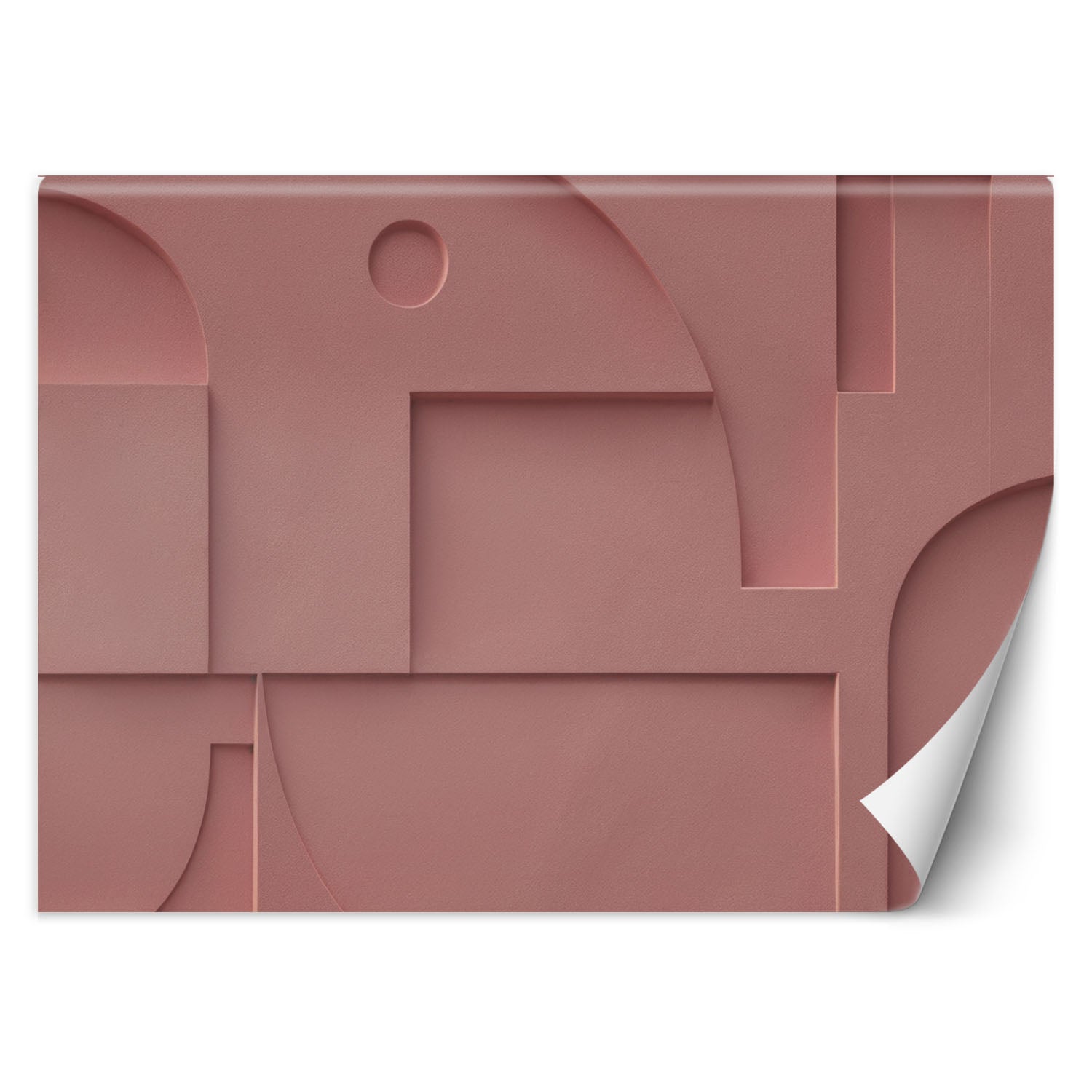Fototapeta, Różowy Relief Geometria 300x210