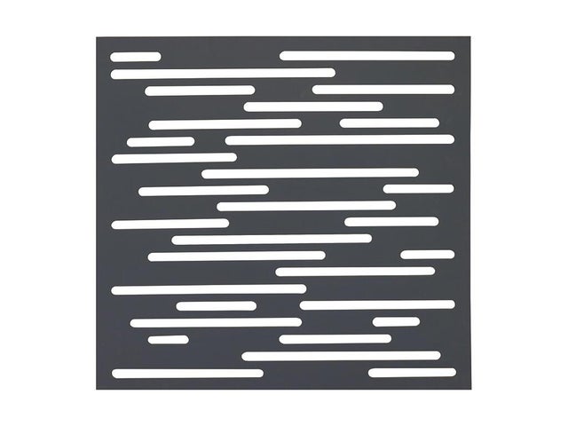 Panneau fixe Nautic en polypropylène gris 100x100 cm