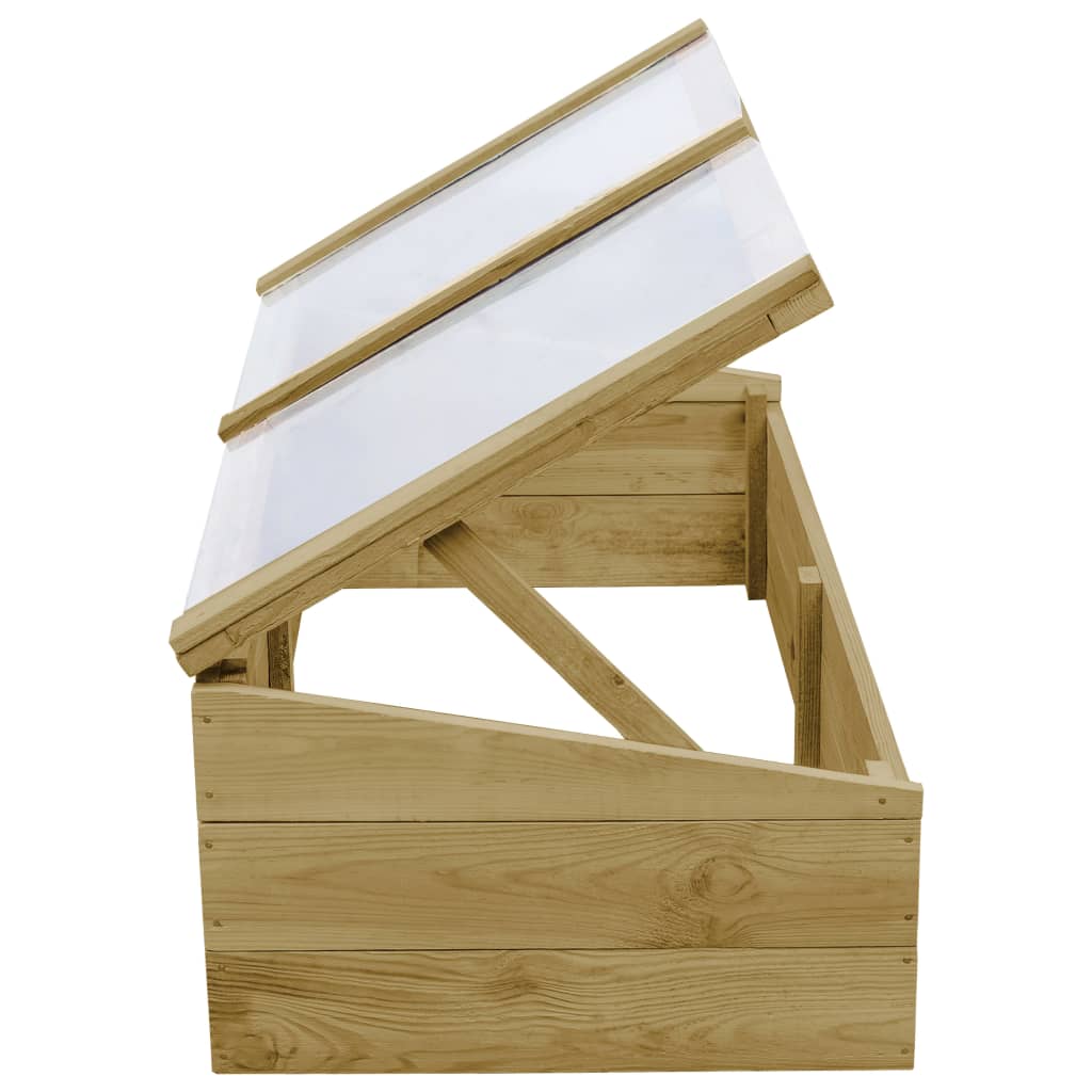 Serre Bois de pin imprégné 100x50x35 cm vidaXL - 5