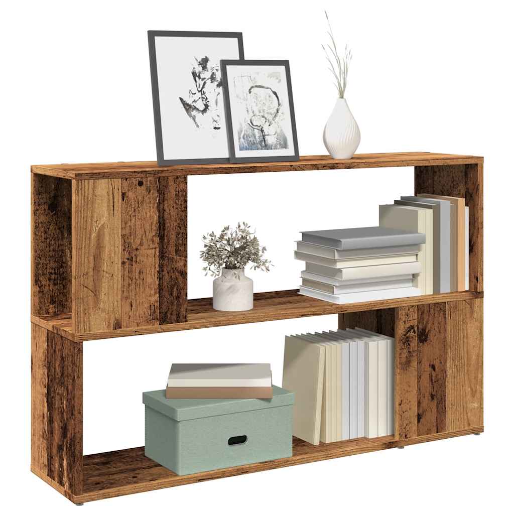 Vidaxl Estantería Madera De Ingeniería Madera Envejecida 100X24x63 Cm , Leroy Merlin