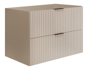 Meuble suspendu sous lavabo FLOW cachemire 80 cm