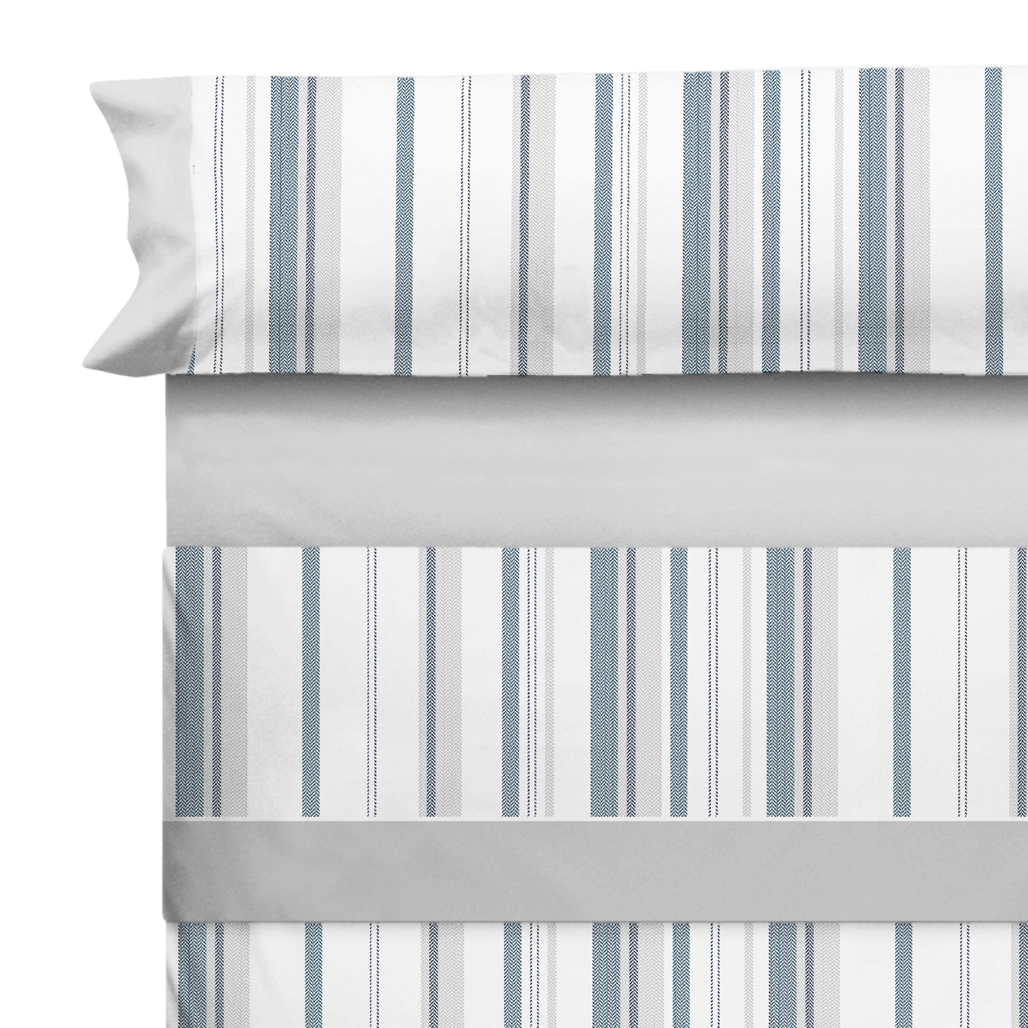 Haradeco juego de sábana cama 90x190/200cm, 100% algodón 3 piezas bajera adapto colchón 30cm, fabricado en españa(maran gris 90)