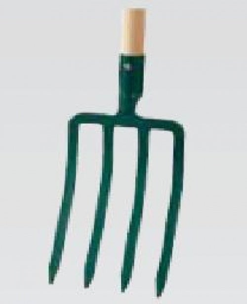 Bêche Leborgne Rebord 28cm - Manche Novagrip 100cm - Acier Trempé - Repose-Pied