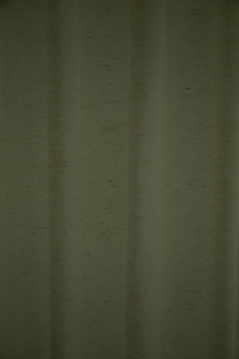 Rideau en lin semi-transparent vert mousse 140x245 cm passants ...