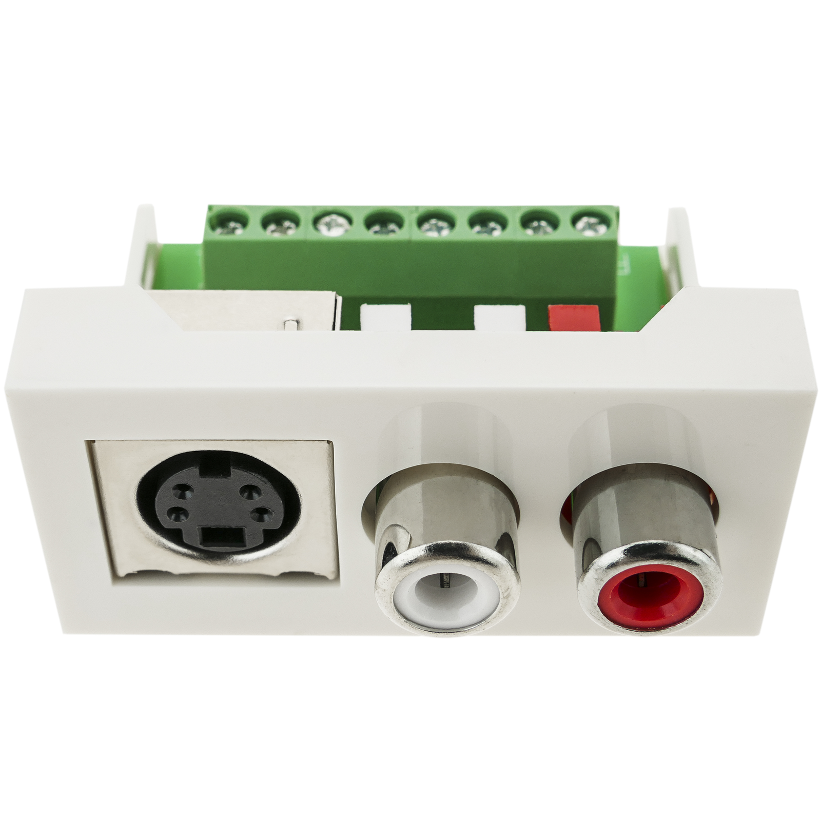 Module 45x22 5mm 2xRCA audio et S-Vidéo - 3