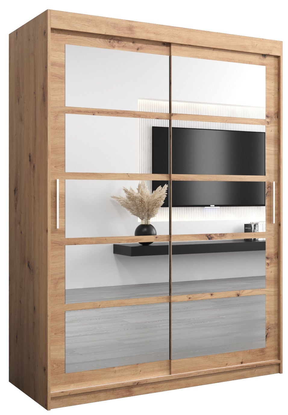 Szafa przesuwna garderoba ROMA 2 150 x 62 x 200 cm Artisan - Abiks Meble