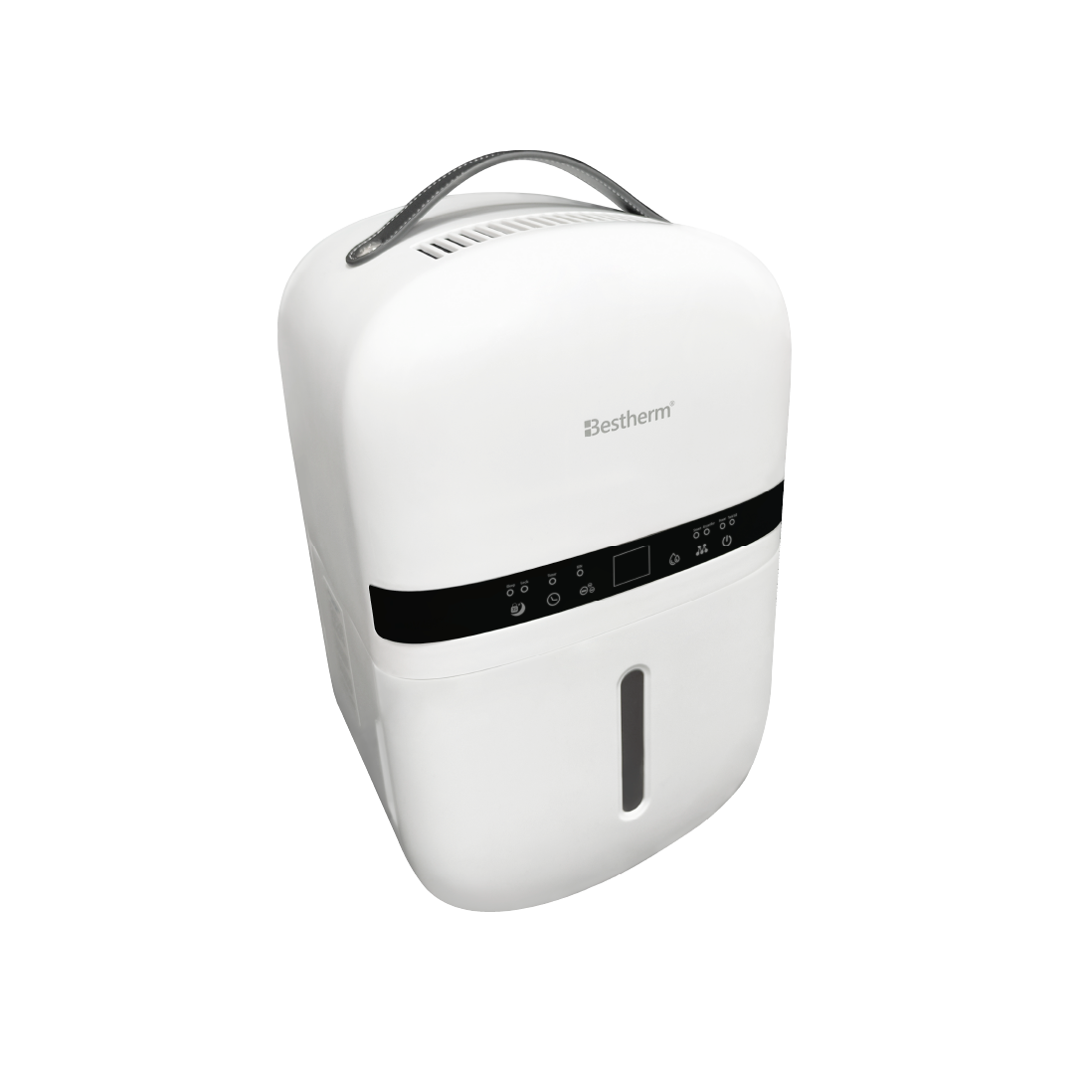 Déshumidificateur d'air BESTHERM - Nova 5L/jour, fonction purificateur d'air, filtre à charbon actif anti-odeurs, avec minuterie 24h - 6