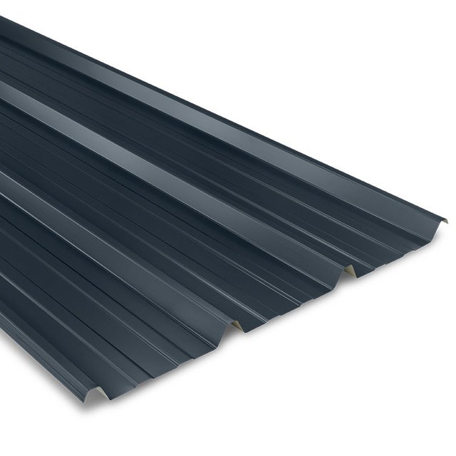 Tôle bac acier 0.50 mm couverture métallique 2100x1000 mm AXEL LIGHT® | Gris Anthracite | RAL 7016