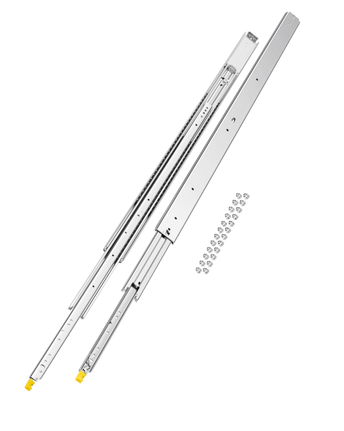 Prowadnice szuflad VEVOR z podwójnym blokowaniem 1524 mm