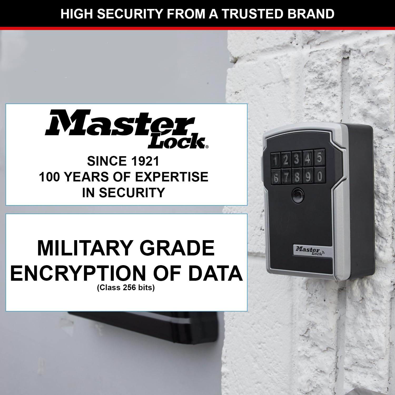 Boîte À Clés Masterlock Sécurisée Bluetooth 5441eurd - 9