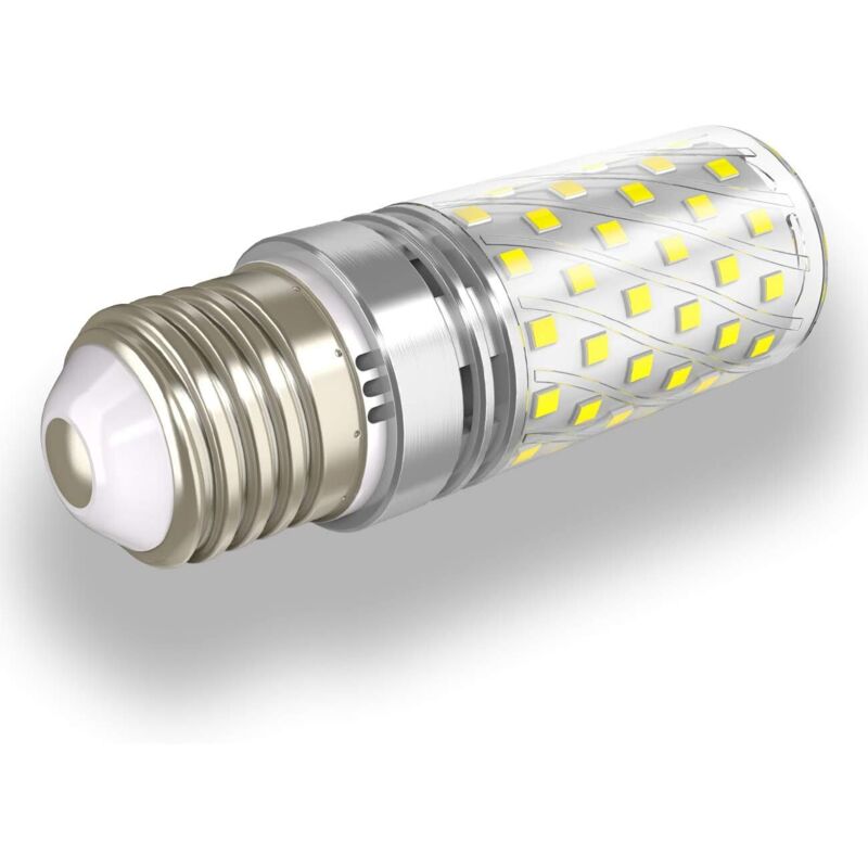 Lot de 4 becuri LED E27 alb rece 12 W 6000 K 1400 lm dar echivalent cu un bec halogen de 100 W
