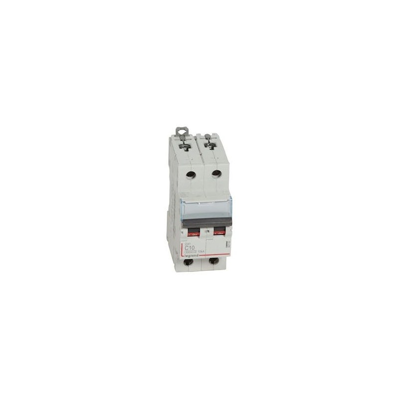 Disjoncteur DX³6000 - 10A - 2P - Courbe C - Vis/Vis - 5