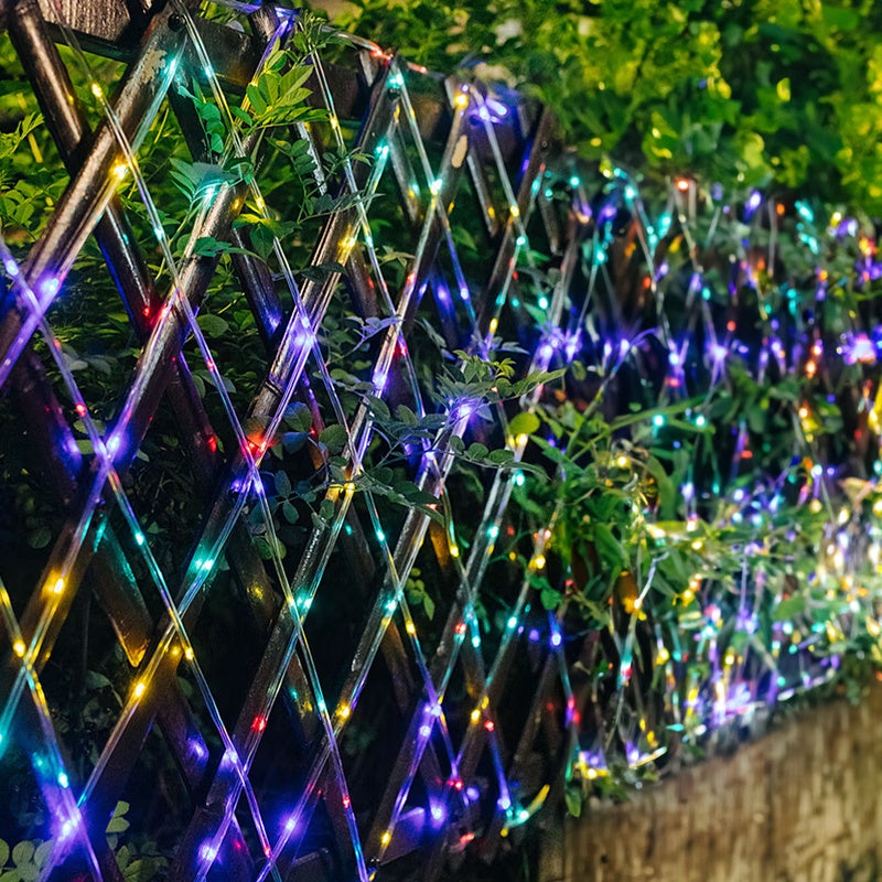 Guirlande Tube lumineux LED 20m - 8 jeux de lumière -LED Tuyau Bande IP65,Multicolore - 6