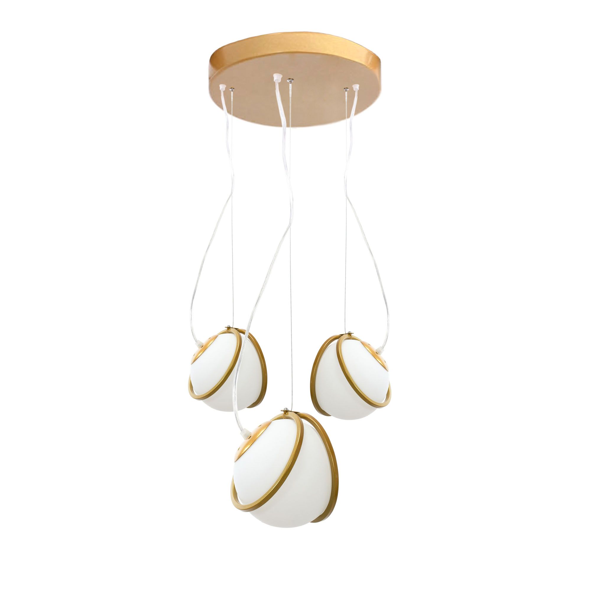 Lampa Sufitowa Wisząca Toolight App1090-3Cp Złoty