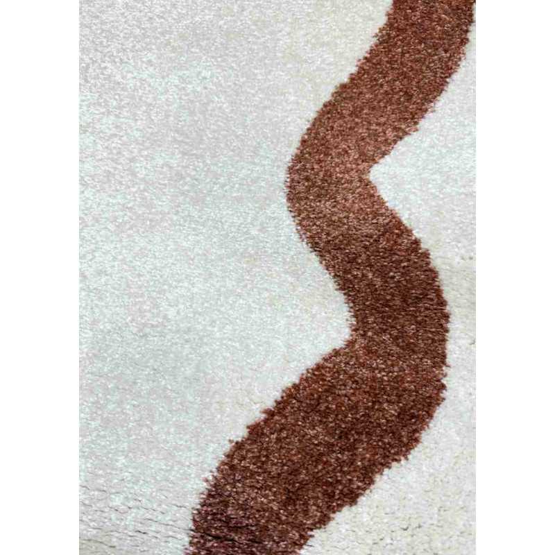 Tapis moderne coloré - ANNECY 12 Terracotta - 200x290 cm - 4