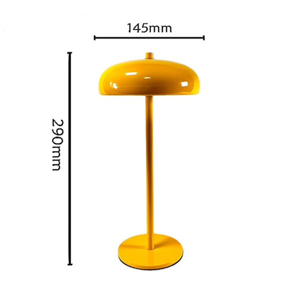 Lampada da tavolo a forma di fungo in metallo dorato | Leroy Merlin Lampada da tavolo a forma di fungo in metallo dorato | Leroy Merlin