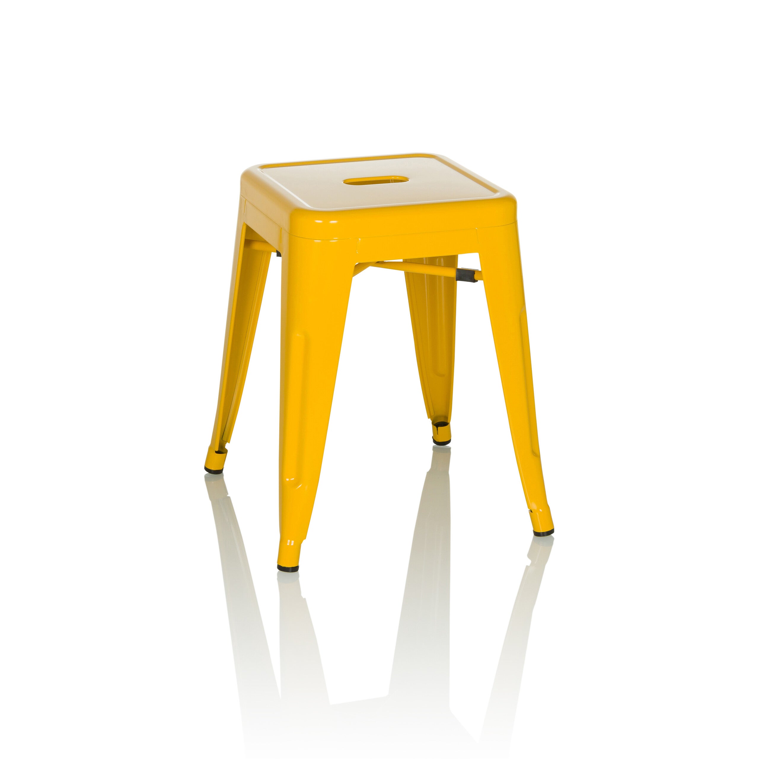 Stołek bistro VANTAGGIO Żółty hjh OFFICE