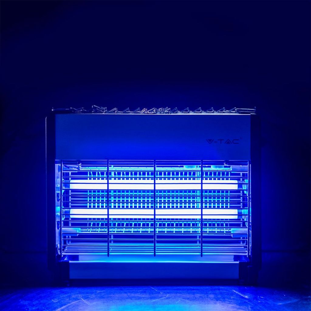 Moustiquaire électrique avec tubes UV T8 2*10W 80sqm - 5