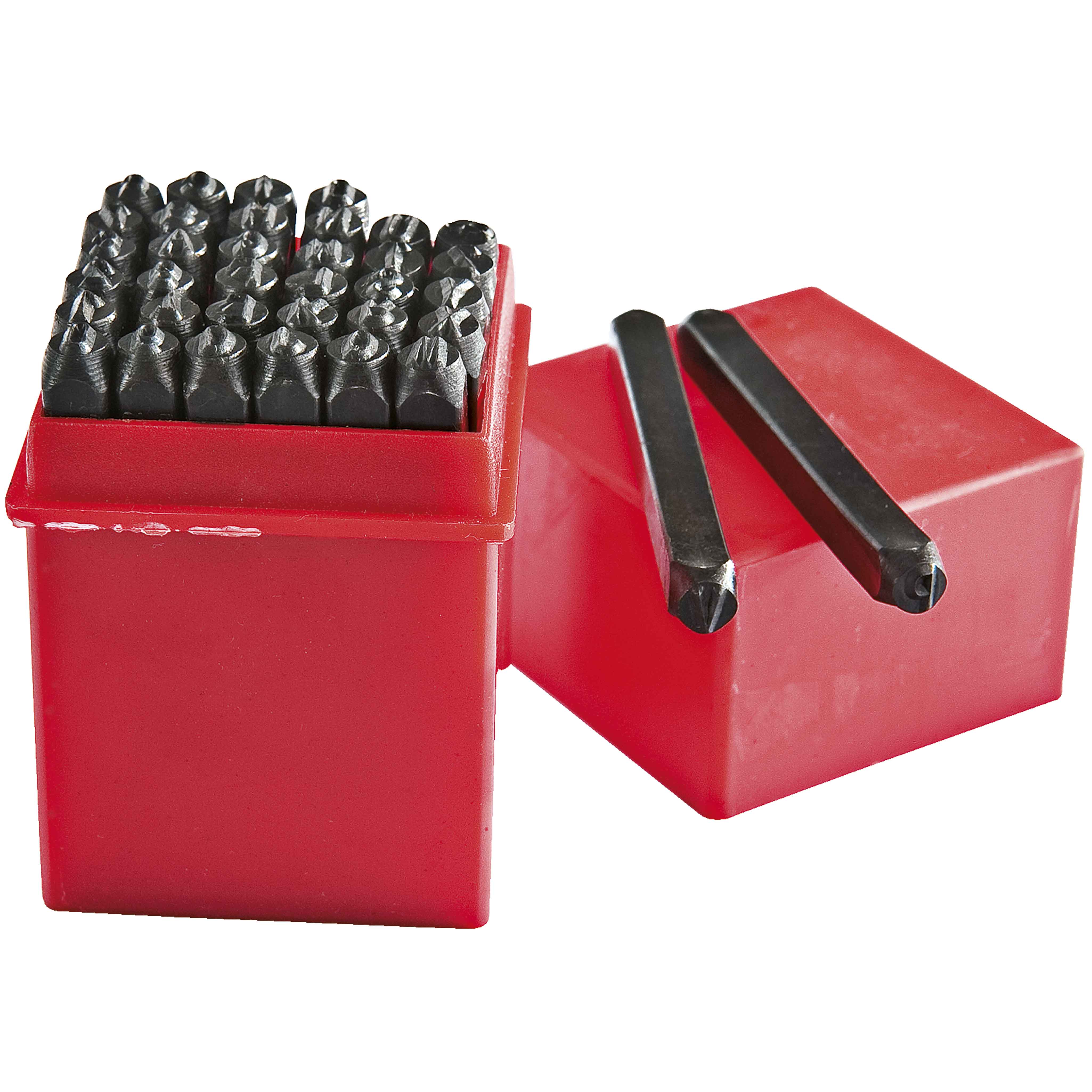 Lettres et chiffres à frapper 36 pièces - 2