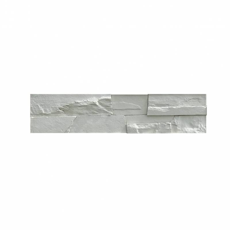 Parement imitation pierre blanc plâtre 0.82 m2 - 3