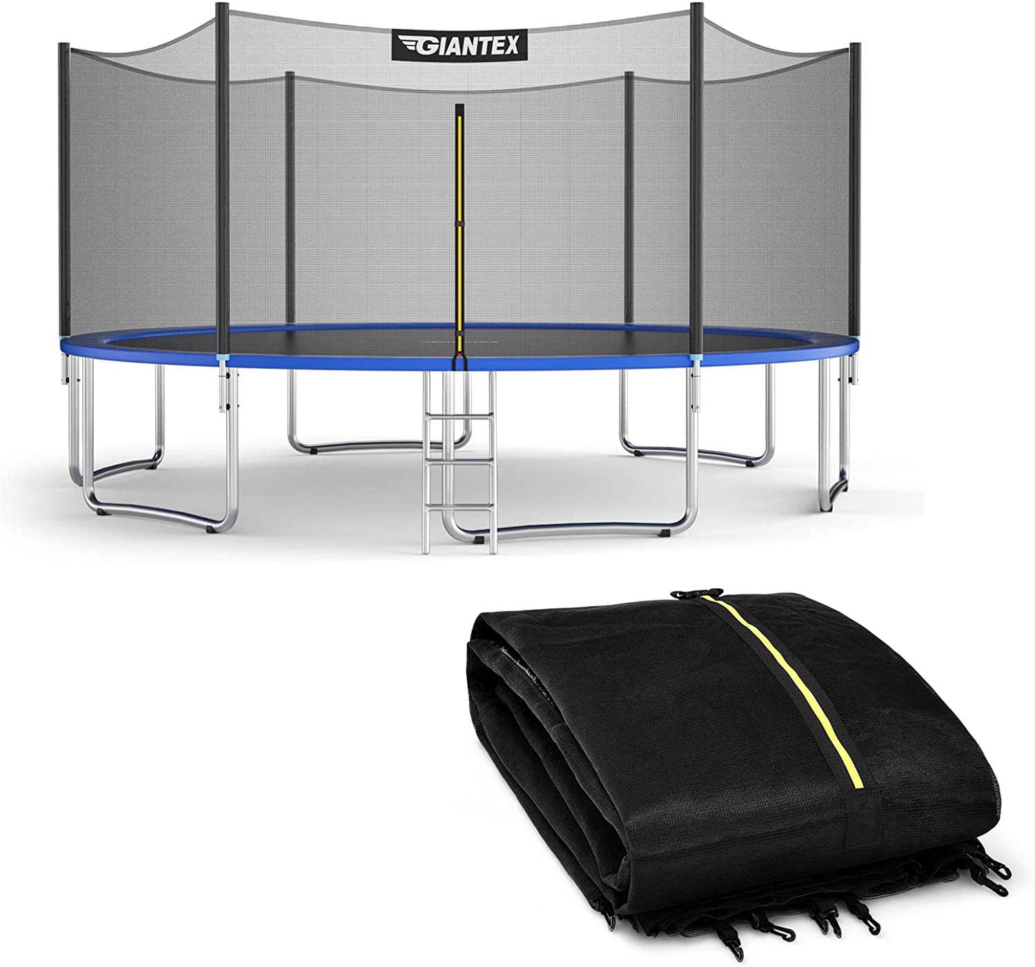 Rete Di Protezione Trampolino 183 244 305 366 427 Cm 6-8