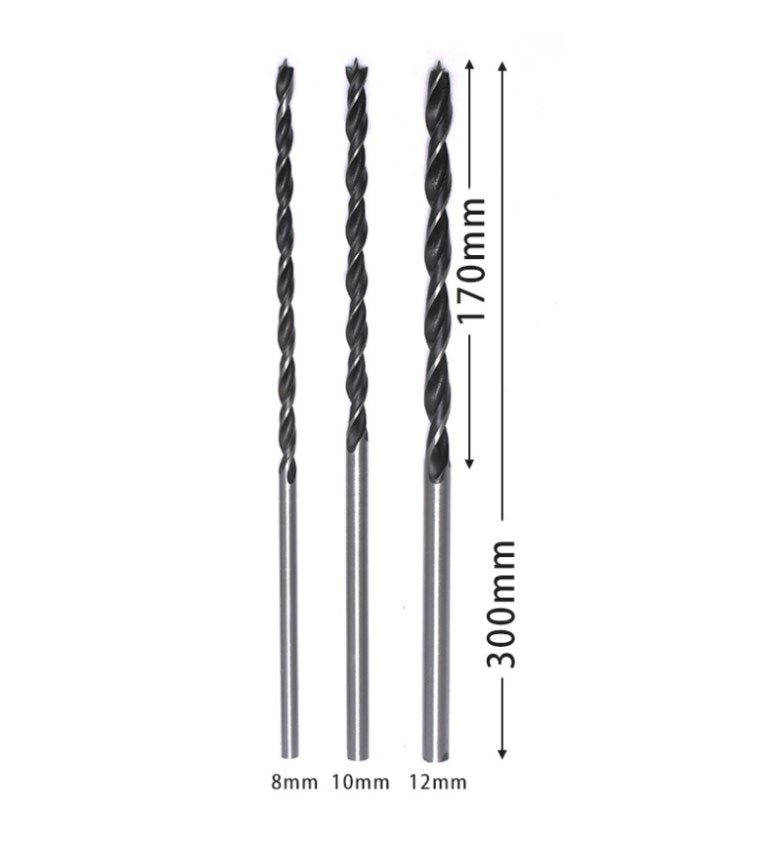 Punta Da Trapano Elicoidale Per Legno Mm. 10x315 Stella Bianca - Foto 8