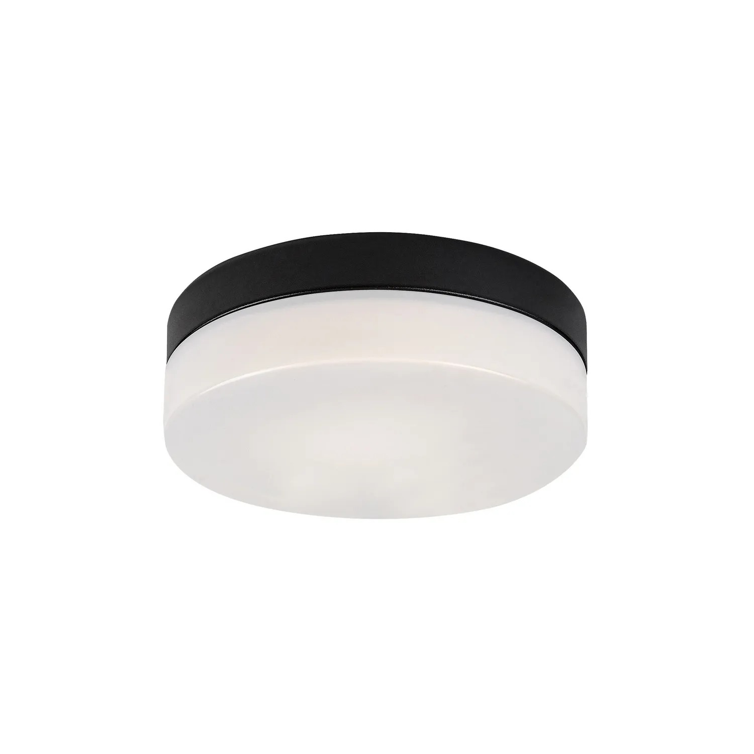 Plafon Gaelo okrągły czarno-biały LED 18W 4000K 1370lm wym: 8 x 28 cm IP44 metal Rabalux