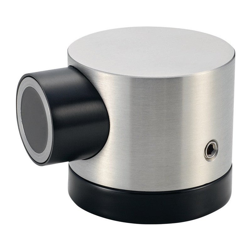 Stoper drzwiowy KWS 1015.02 aluminiowy, srebrny, montowany na podłodze - 101502