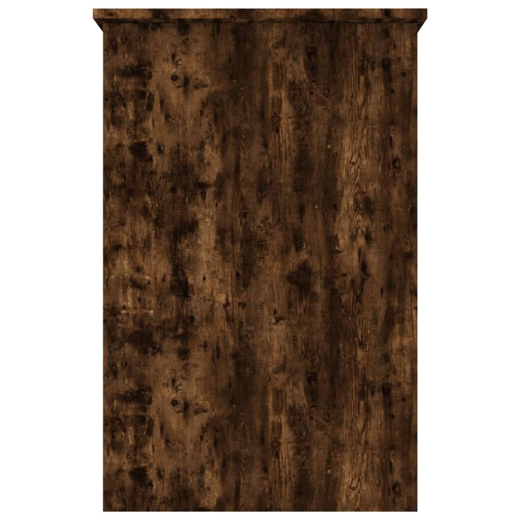 Bureau，Table de travail，Table d'étude Chêne fumé 100x50x76 cm Bois d'ingénierie CWV20637 - 5