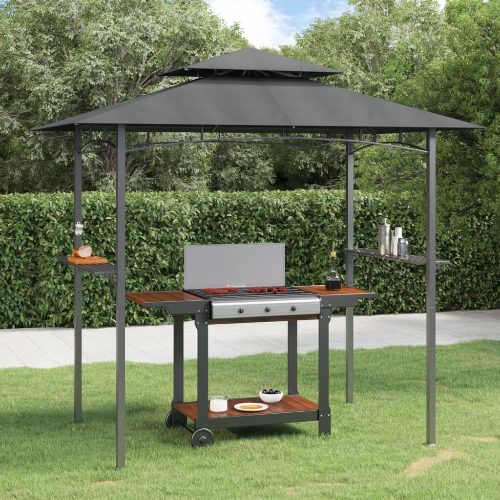 CoastShade Gazebo per barbecue a doppio livello, 8 x 5, tettuccio di ricambio, per esterni, barbecue, gazebo da tetto, marrone | Leroy Merlin