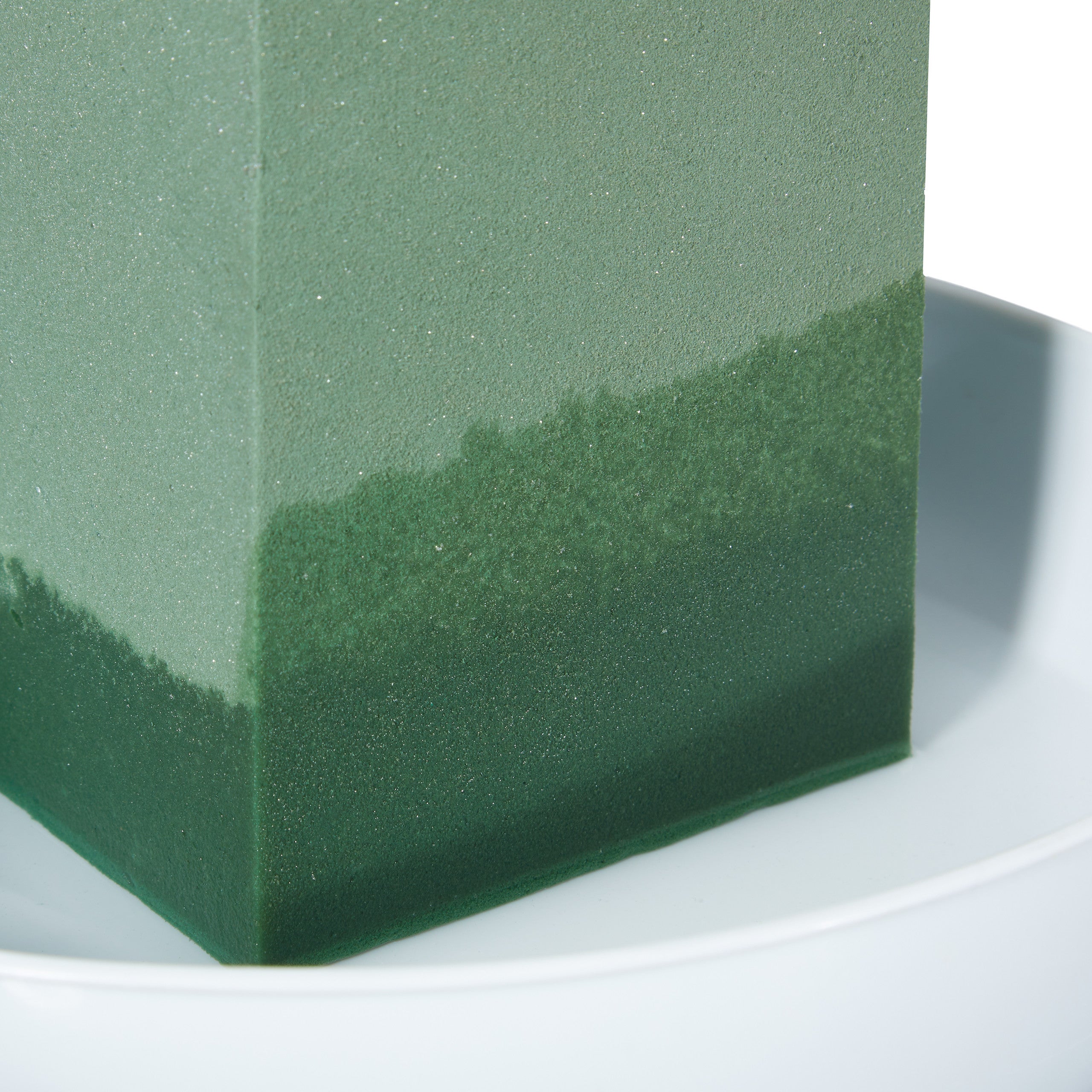 Mousse florale pour les fleurs fraîches, lot de 24 briques, Mousse d’arrangement, mariage, 7,5x20x10cm, vert - 6