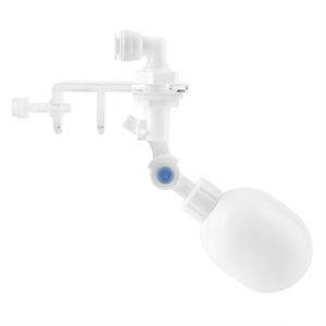 Vanne à Flotteur Plastique Blanc Réglable – Pour Aquarium Ou Réservoir D’eau, Simple Et Pratique