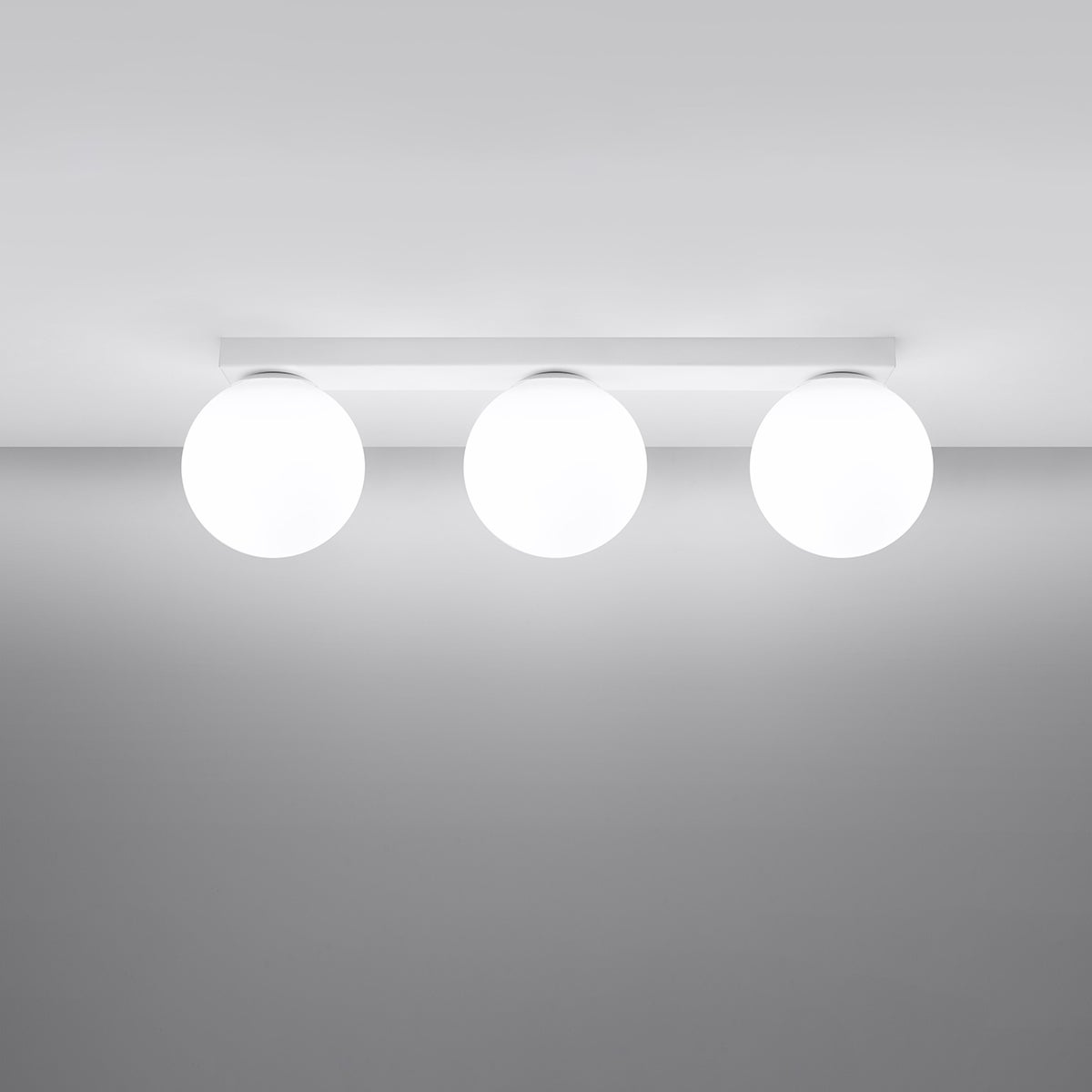 Plafon ZYNFI 3 biały LED 3000K - 50x12x14.5cm Sollux