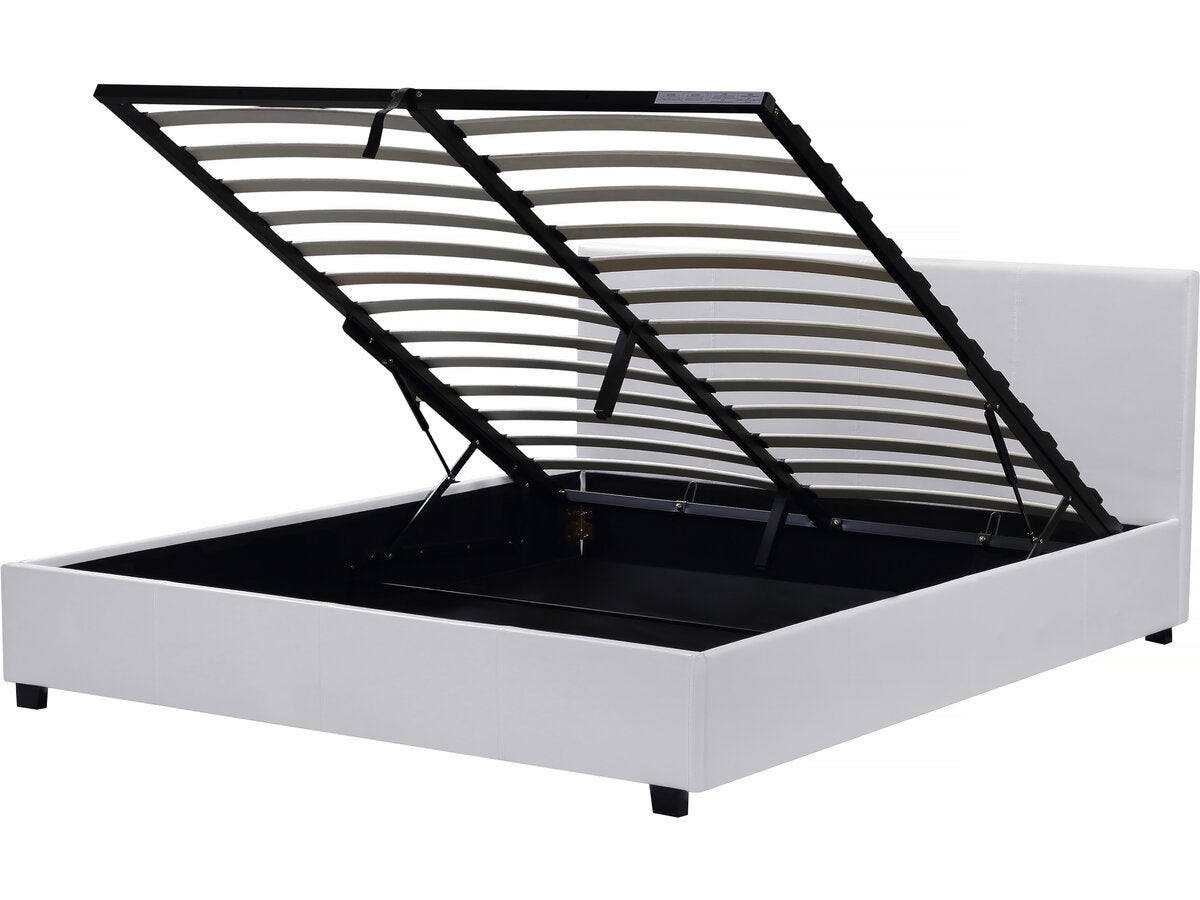 Lit double avec coffre 