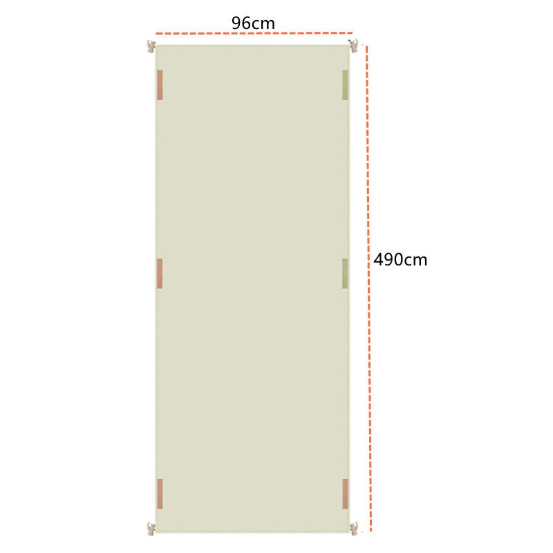 Housse pour enrouleur de bâche solaire, housse étanche pour enrouleur de piscine, 490 x 96 cm - 4
