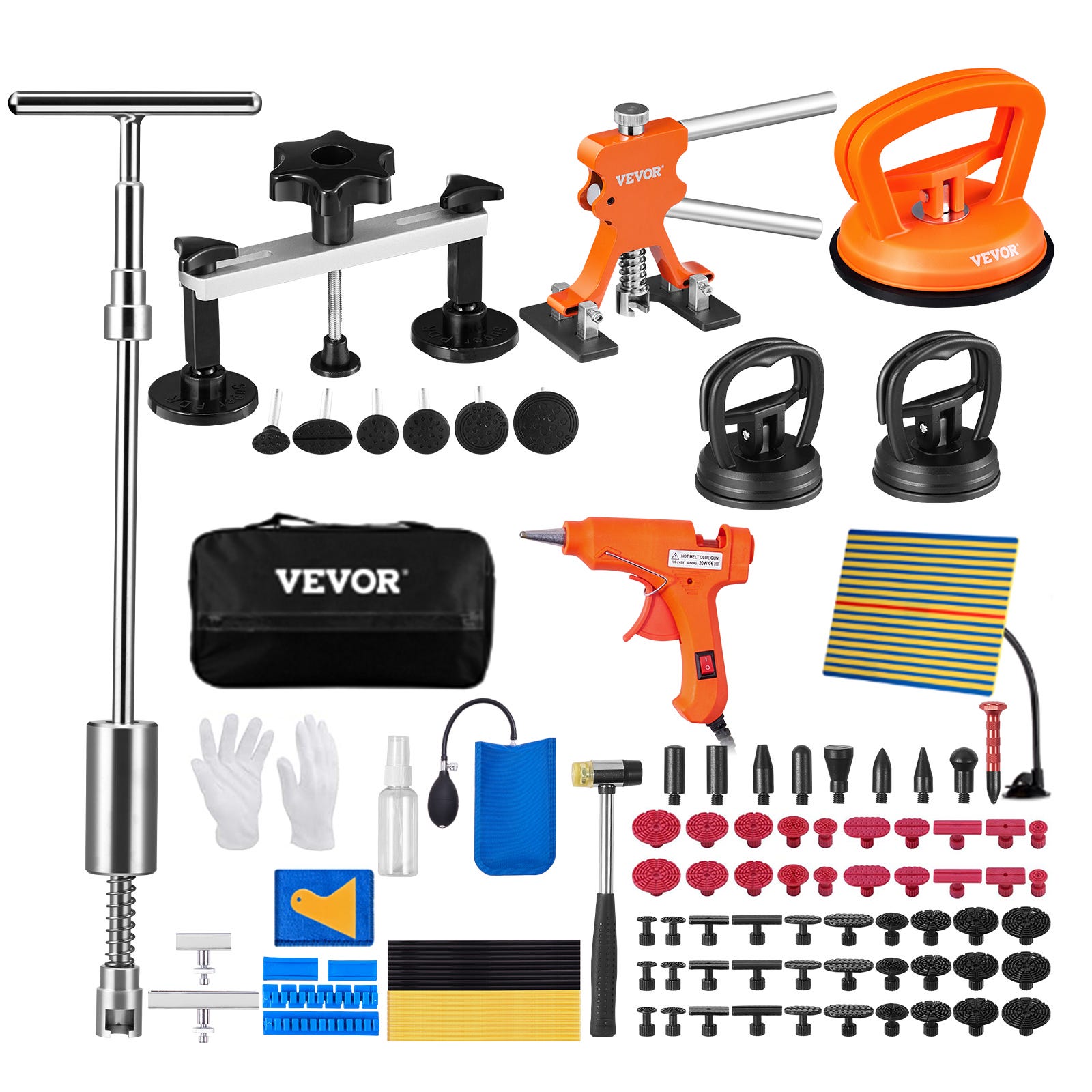 Kit De 10 Outils De Débosselage Carrosserie - Extracteurs De Bosses 11 Mm à 17 Mm, Pour Voiture, Frigo