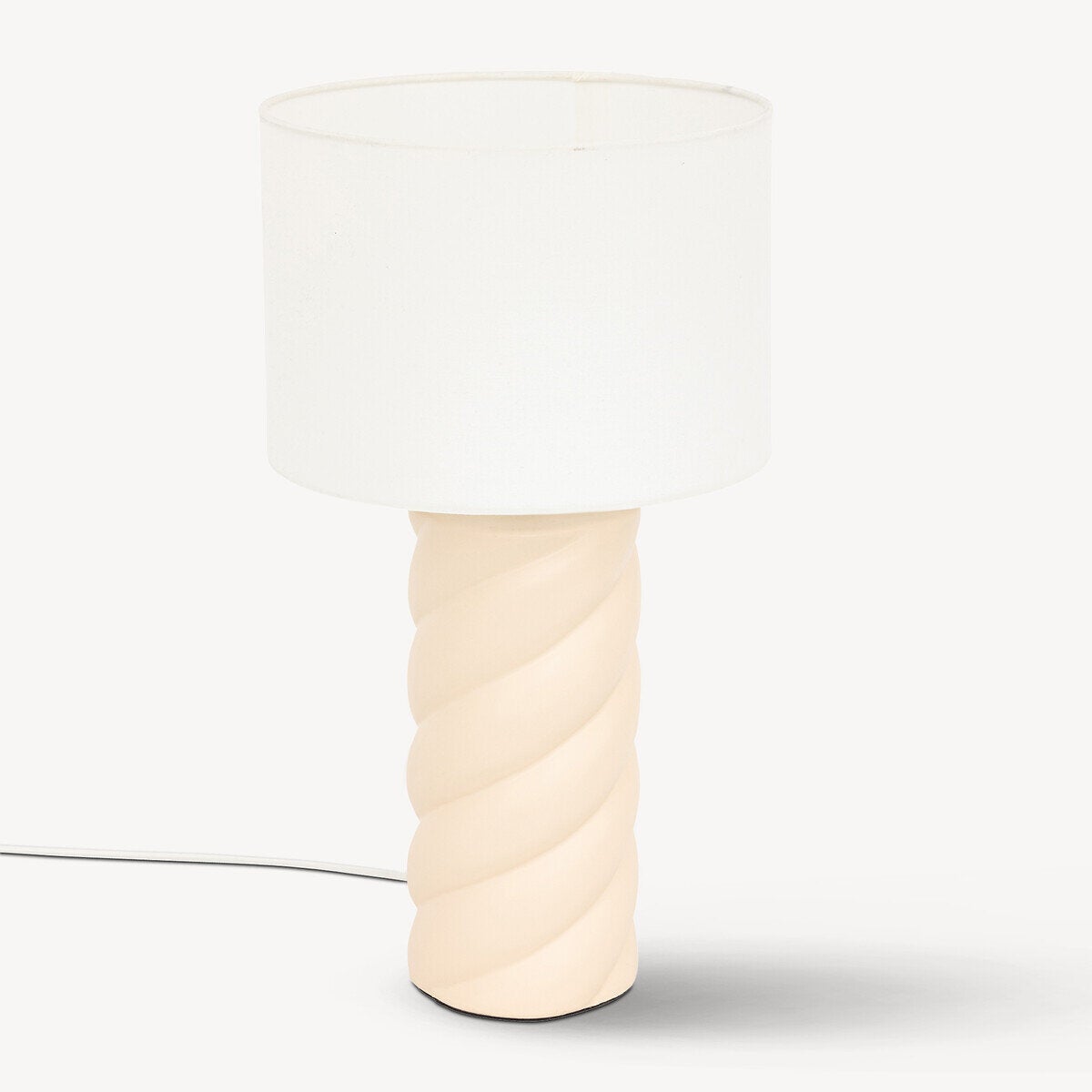 Lampe à poser Noly céramique beige H44cm - Atmosphera créateur d'intérieur - 5