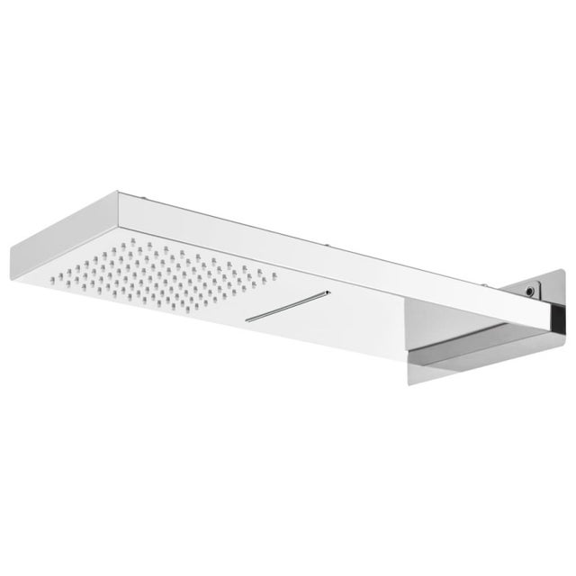 Soffione Doccia da Parete in Acciaio Inossidabile 201 Argento vidaXL