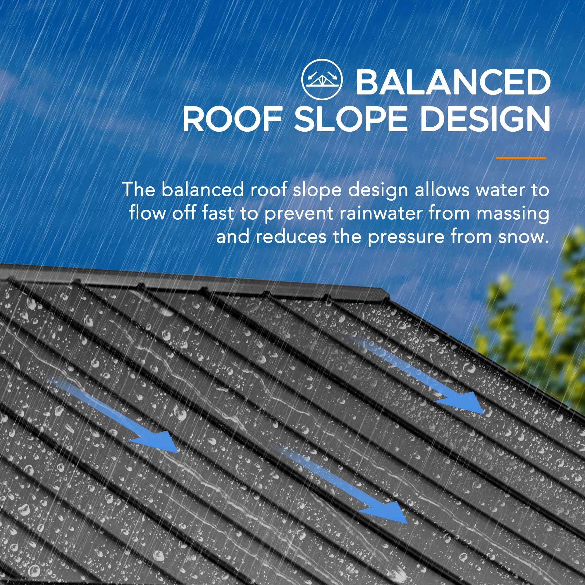 Tonnelle en bois de cèdre REBRA - 404cm x 465cm, anthracite - 11